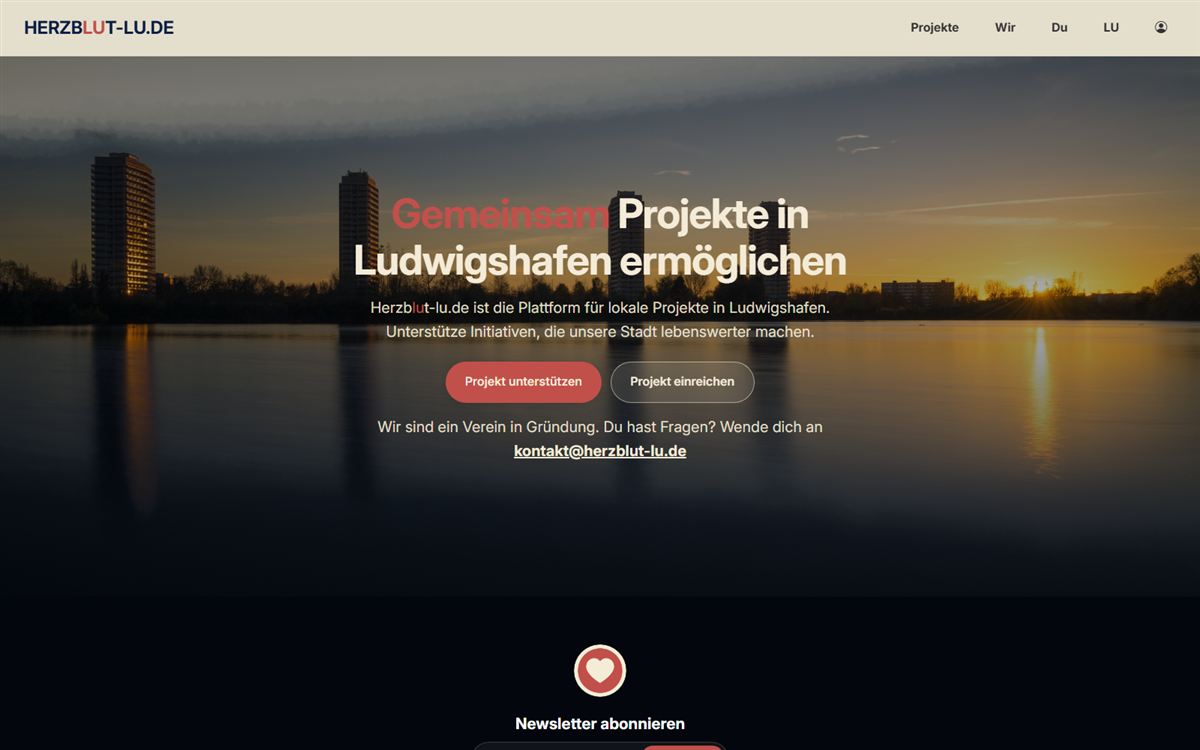Screenshot Herzblut Ludwigshafen